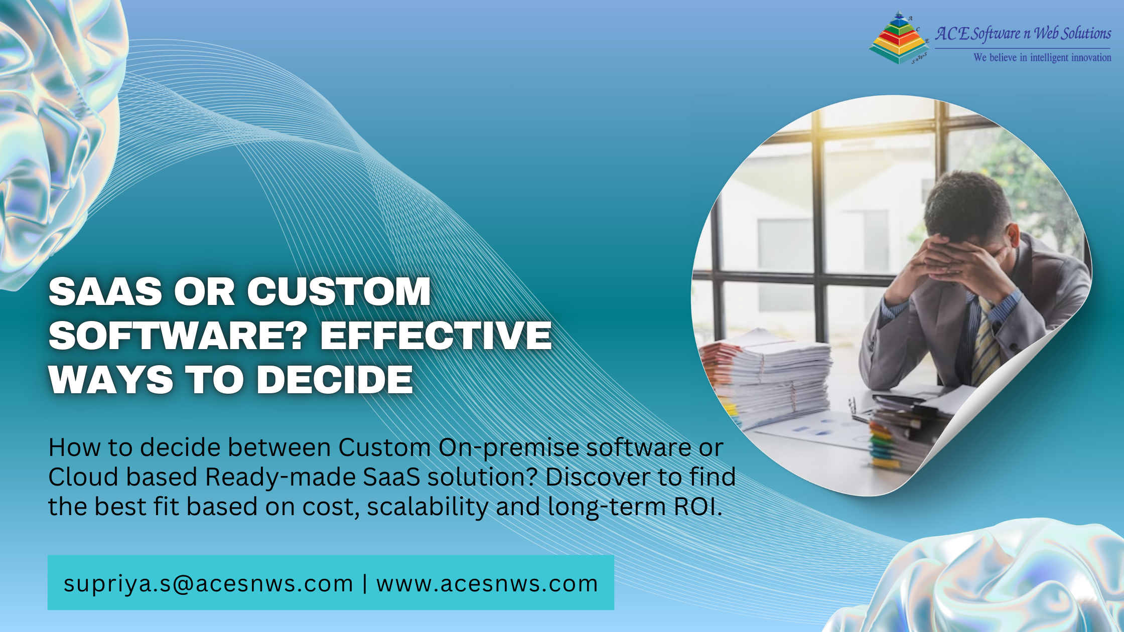 Custom On-Premise Software and Cloud-Based SaaS