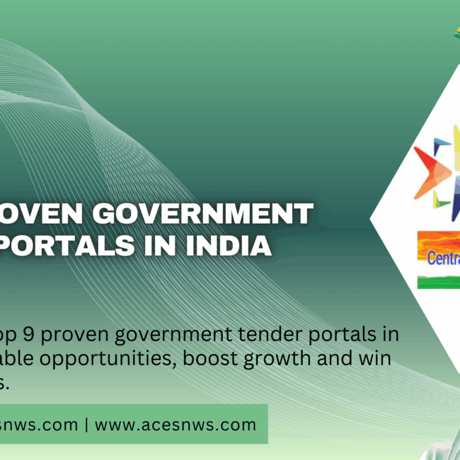 Top 9 Proven Government Tender Portals in India