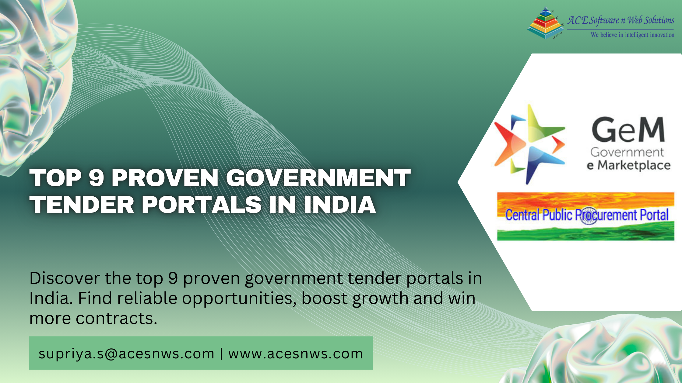 Top 9 Proven Government Tender Portals in India