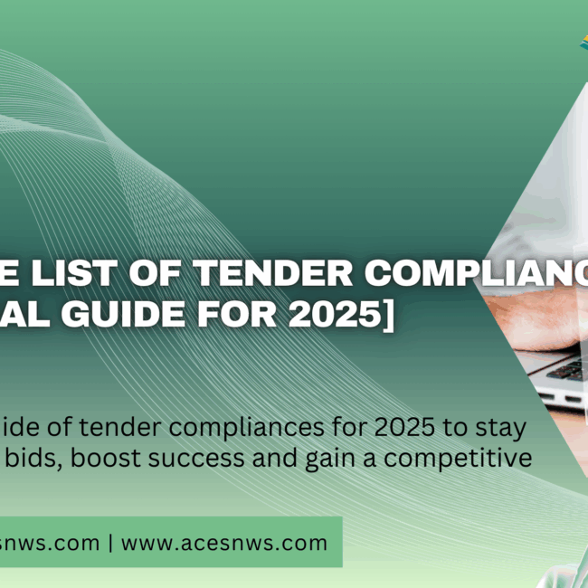 List of Tender Compliances