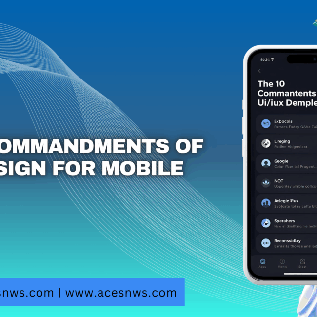 UI/UX Design for Mobile Apps