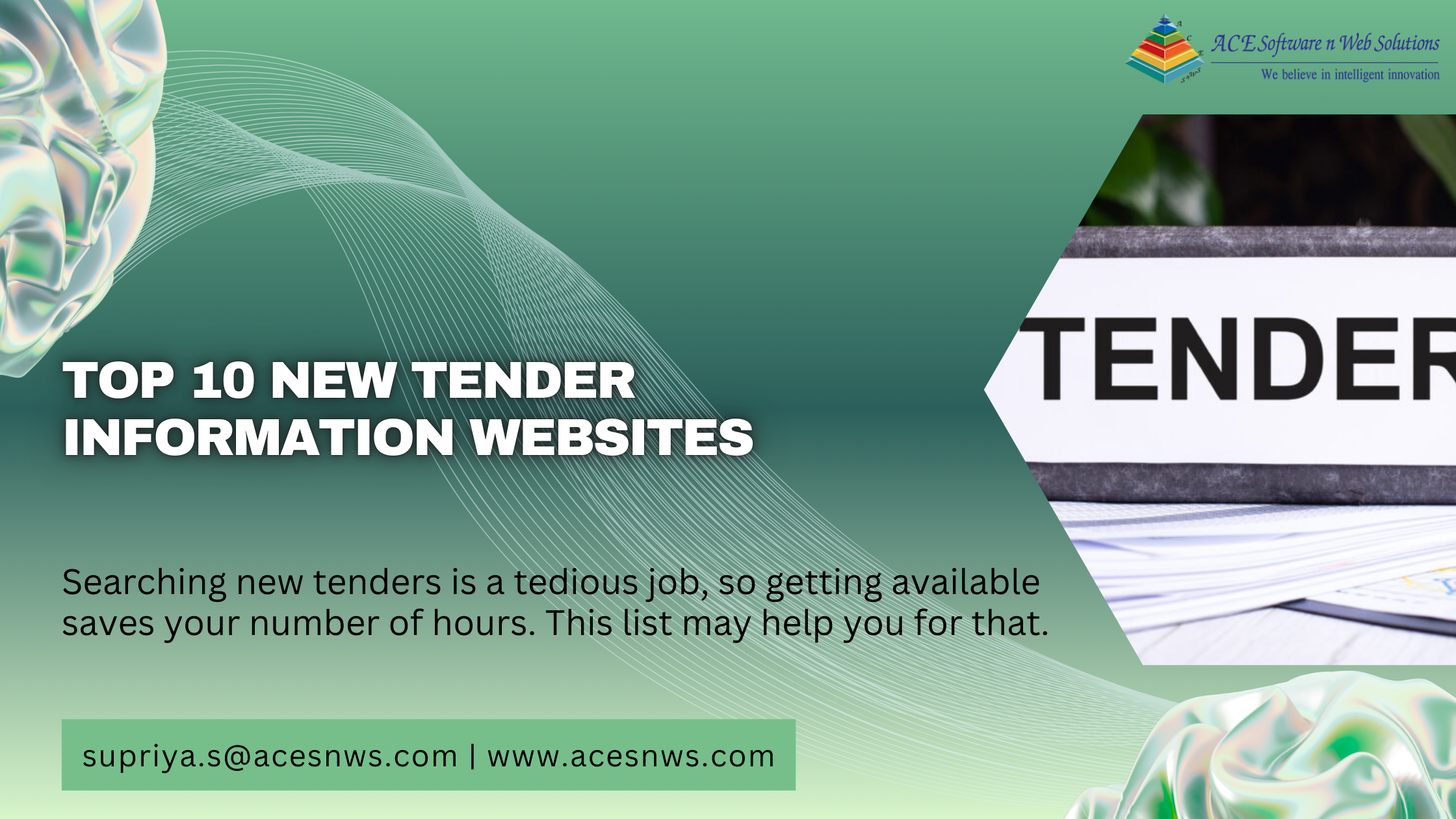 Top 10 New Tender Providing Sites