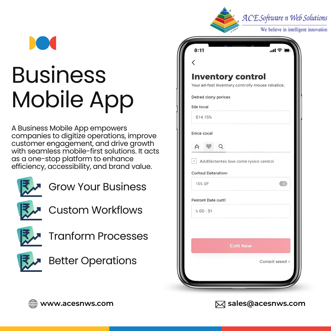 Manufacturing inventory Mobile app development