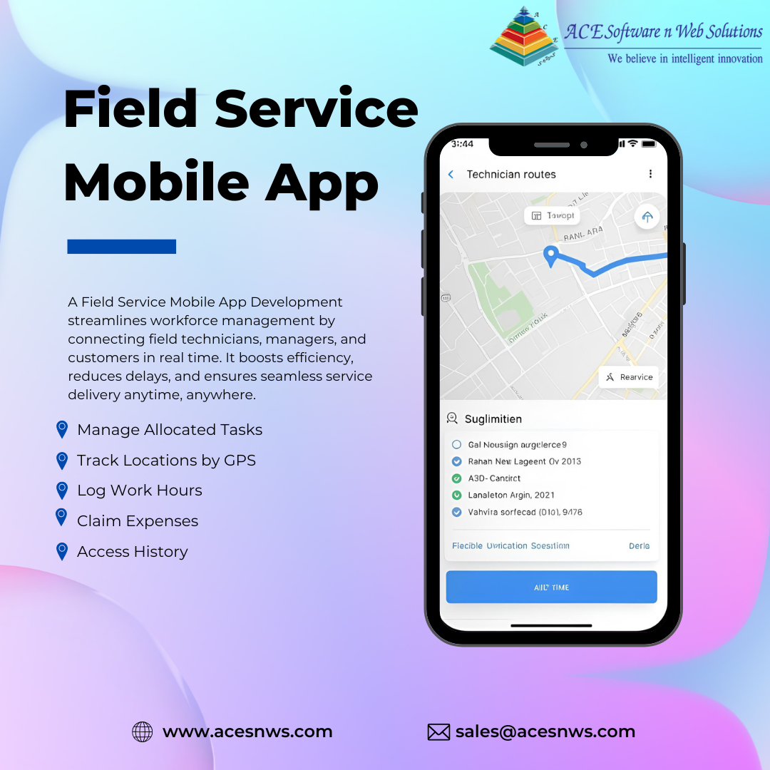 Construction Field service mobile app development