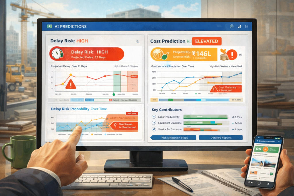 AI-powered construction risk predictions
