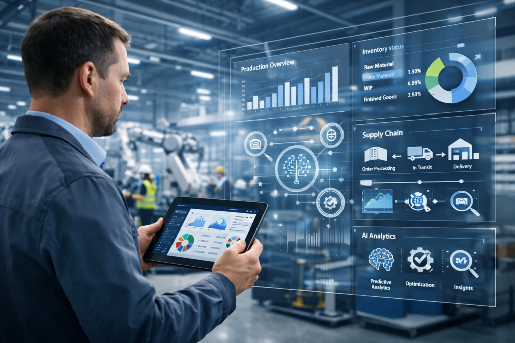 Smart factory management in action