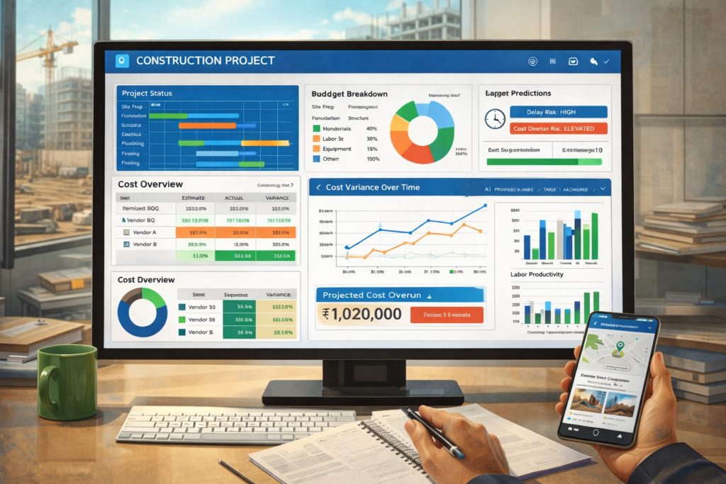 Construction project planning and tracking